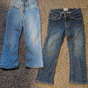 Kids Denim Jeans - Light Blue and Dark Blue